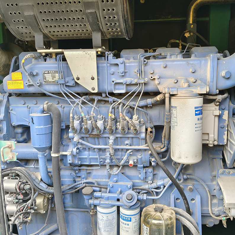 500千瓦玉柴发电机组燃油进空气技术分享解决办法