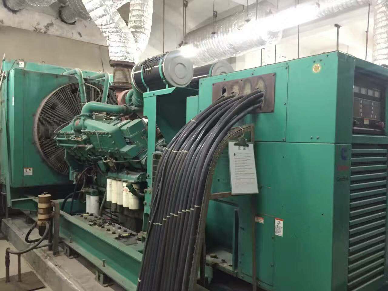 柴油发电机组租赁协议