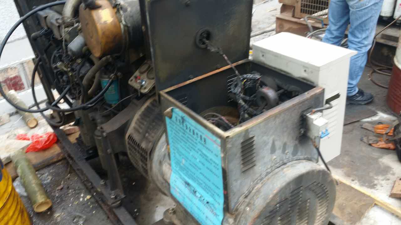 50KW维坊柴油发电机组电球烧灭原因